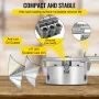 Lathe Chuck 8" 3 Jaw Self-Centering Metal Turning CNC w/ Reversible Jaw