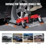 VEVOR Wheel Dolly, Max Capacity 1500 Lbs Car Dolly, Car Jack Dolly Lifter with 360° Rotatable Wheels, Heavy Duty Vehicle Positio