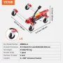 VEVOR Wheel Dolly, Max Capacity 1500 Lbs Car Dolly, Car Jack Dolly Lifter with 360° Rotatable Wheels, Heavy Duty Vehicle Positio