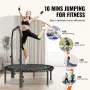 VEVOR Foldbar Mini Trampolin, 40 Tommer Fitness Rebounder, Max Load 330lbs Træningstrampolin, Stabil & Stille Trampolin med 4