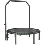 Foldable Mini Trampoline, 40 Inch Fitness Rebounder, Max Load 330lbs Exercise Trampoline, Stable & Quiet Trampoline with 4 Level