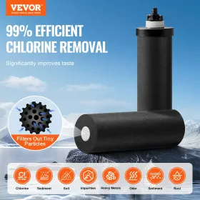 Gravity-fed vandfiltersystem, 2,25G 304 rustfrit stål