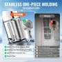 Gravity-fed Water Filter System, 2.25G 304 Stainless-Steel Countertop Water Filtration System, Reduces Lead and up to 99% of Chl