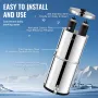 VEVOR Gravity-fed Water Filter System, 2.25G 304 Stainless-Steel Countertop System, Water Filtration System, Reduces Lead and up
