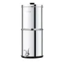 Gravity-fed Water Filter System, 2.25G 304 Stainless-Steel Countertop System, Water Filtration System, Reduces Lead and up to 99