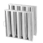 Commercial Hood Filter, 19.5W x 19.5H Inch Range Hood Filters, Stainless Steel Restaurant Range Hood Baffle Filter for Grease Ra