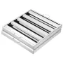 Commercial Hood Filter, 19.5W x 19.5H Inch Range Hood Filters, Stainless Steel Restaurant Range Hood Baffle Filter for Grease Ra