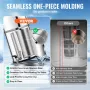 Gravity-fed Water Filter System, 2.25G 304 Stainless-Steel Countertop System, Water Filtration System, Reduces Lead and up to 99