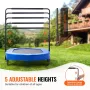 Kids Trampoline, 56x36 inch Indoor Outdoor Trampoline, Foldable Mini Trampoline with Handle, Rebounder Trampoline for Toddlers, 