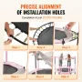 60" Kids Trampoline, 5FT Indoor Outdoor Trampoline, Mini Toddler Recreational Trampolinewith Safety Enclosure Net and Basketball