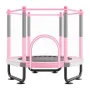 60" Kids Trampoline, 5FT Indoor Outdoor Trampoline, Mini Toddler Recreational Trampolinewith Safety Enclosure Net and Basketball