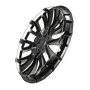 Wheel Rim Cover Hubcaps, 16 in Diameter, Sturdy & Durable Scratch-Resistant Hubcap with Snap & Valve Nozzle Hole, ABS & PC Hubca