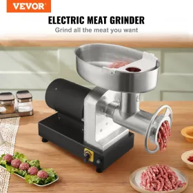 Heavy Duty Electric Meat Grinder 992 Lb/H Capacity 1100W & Sausage Stuffer