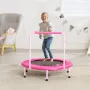 36" Kids Trampoline, 3FT Indoor Outdoor Trampoline, Foldable Mini Trampoline with Handle, Rebounder Trampoline for Toddlers, Bir