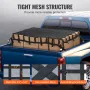 Cargo Net, 72 in x 57 in, Heavy Duty Truck Cargo Net for Truck Bed, 4 Adjustable Straps with Carabiners & S-Hooks, Wear-resistan