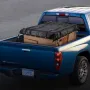 Cargo Net, 72 in x 57 in, Heavy Duty Truck Cargo Net for Truck Bed, 4 Adjustable Straps with Carabiners and Rubber Coated Hooks,