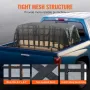 Cargo Net, 120 in x 105 in, Heavy Duty Truck Cargo Net for Truck Bed, 4 Adjustable Straps with Carabiners & S-Hooks, Wear-resist