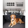 Dog Car Barrier 38.5"-61.6" Adjustable Pet Divider Gate for Cargo Area