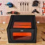 VEVOR lasergraveringskabinet, 800 x 800 x 500 mm (31,5 x 31,5 x 19,6"), visning i to retninger, flammehæmmende og brandsikker P