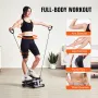 VEVOR Stair Stepper, Mini Stepper for Exercise at Home, Hydraulic Fitness Stepper with Resistance Bands, Full Body Workout Cardi