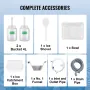 Commercial Snowflake Ice Machine, 397LBS/24H Snowflake Ice Maker, Stainless Steel Ice Shaver Machine, Electric Snow Cone Maker, 