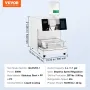Commercial Snowflake Ice Machine, 397LBS/24H Snowflake Ice Maker, Stainless Steel Ice Shaver Machine, Electric Snow Cone Maker, 