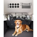 Dog Car Barrier 36.6"-60" Adjustable Pet Divider Gate for Cargo Area