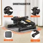 VEVOR Stair Stepper, Mini Stepper for Exercise at Home, Hydraulic Fitness Twist Stepper with Resistance Bands, Full Body Workout