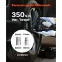 Electric Car Jack, 5 Tons /11000 lbs, Hydraulic Jack Lift with Built-In Inflator, 12V Tire Change Replacement with Electric Impa