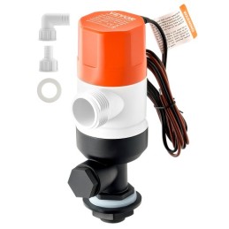 Livewell Pump til båd 12v 800 Gph Livewell Aerator Pump lige 2 indløb