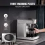12 kopper kommerciel dryp kaffemaskine, kaffemaskine med 3
