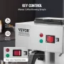 12 kopper kommerciel dryp kaffemaskine, kaffemaskine med 3