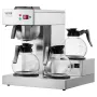 12 Cups Commercial Drip Coffee Maker, Coffee Maker Machine with 3 Glass Carafes and 3 Warmer Plates, Stainless Steel Pour Over C