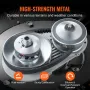 Drive Clutch, 2-8HP Engine, 2000 RPM High-Strength Drive Clutch with Asymmetric Designed Wheels & Robust Rubber Belt, Sturdy & D