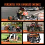 Drive Clutch, 2-8HP Engine, 2000 RPM High-Strength Drive Clutch with Asymmetric Designed Wheels & Robust Rubber Belt, Sturdy & D