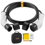 Type 2 to Type 2 EV Charging Cable, 16Amp, 11kW 5 Meters Three Phase Electric Vehicle Car Charging Cable, IP66 Waterproof w Carr