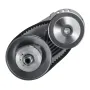Drive Clutch, 2-8HP Engine, 2000 RPM High-Strength Drive Clutch with Asymmetric Designed Wheels & Robust Rubber Belt, Sturdy & D