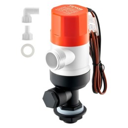 Livewell Pump til båd 12v 500 Gph Livewell Aerator Pump lige 2 indløb