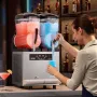 Commercial Slushy Machine, 12Lx2 Double Tank Frosne Drink