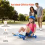 Ride on Scooter, belastningskapacitet på 132 lbs, sving