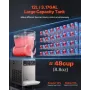 VEVOR Commercial Slushy Machine, 12L Single Tank Frosne Drink Machine, 48 kopper rustfrit stål Margarita Smoothie Frossen Drink