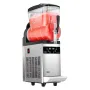 Commercial Slushy Machine, 12L Single Tank Frozen Drink Machine, 48 Cups Stainless Steel Margarita Smoothie Frozen Drink Maker, 