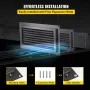 Crawl Space Flood Vent Foundation Flood Vent 8"Height x 16"Width Wall Vent