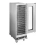 VEVOR Hot Box Food Warmer, 16-Tier Large Concession Warmer with Water Tray, Glass Single-door and Adjustable Shelves, Stainless 