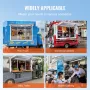 Concession Window for Food Truck, 36"x24" Aluminum Alloy Service Window, Up to 85 Degrees Serving Window with 2 Sliding Windows 