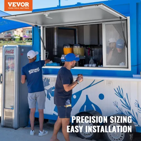 Koncessionsvindue til Food Truck, 48"x36" servicevindue i