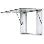 Concession Window for Food Truck, 48"x36" Aluminum Alloy Service Window, Up to 85 Degrees Serving Window with 4 Sliding Windows 
