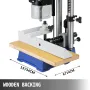 VEVOR Bench Morticer 373 W(1/2 HP) 1400RPM Benchtop Drill Presses 27 kg(60 Pounds) Weigh Benchtop Mortising Machine 13mm Chuck C