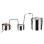Alcohol Still, 5 Gal / 19 L rustfrit stål vand alkoholdestiller