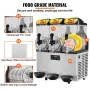 Kommerciel slushy maskine, 3 x 12l / 3.2 Gal Triple Bowl, 72